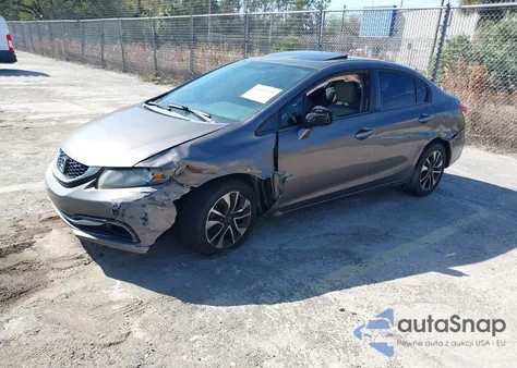 2013 Honda Civic Ex-L from USA, damaged, VIN 19XFB2F96DE256193